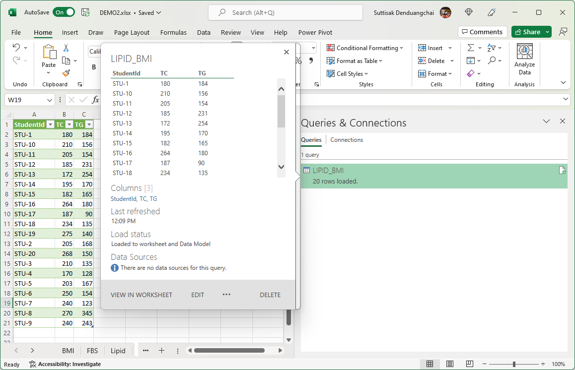 บาง การแปลงข้อมูลโดยใช้ PowerQuery — assets/9bcfac9b 43b3 487a 85b4 1db29a117f50 relation trapose with query 2